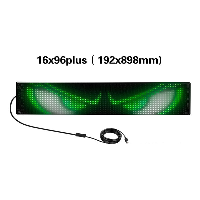 New Usb Car Flexible Bluetooth Smart Screen Window Door Full Color