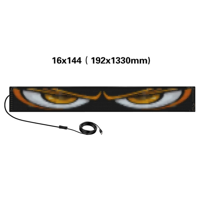 New Usb Car Flexible Bluetooth Smart Screen Window Door Full Color