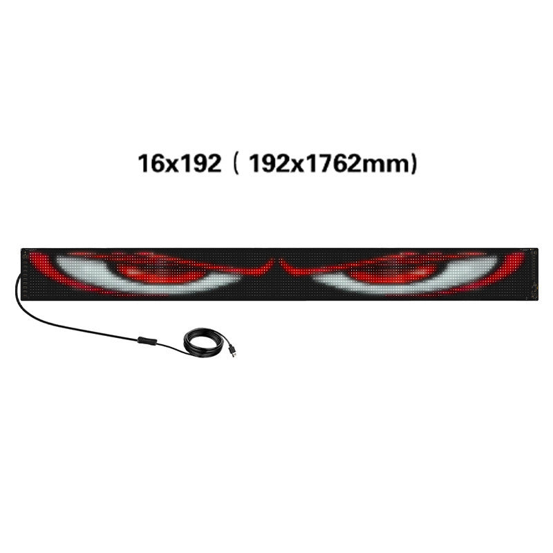 New Usb Car Flexible Bluetooth Smart Screen Window Door Full Color