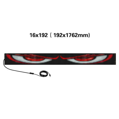 New Usb Car Flexible Bluetooth Smart Screen Window Door Full Color
